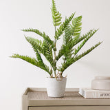 faux potted fern
