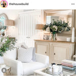 mahogany sideboard with white wash