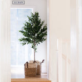 large faux olive tree