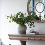 Limewashed Round Window Mirror, featuring a circular design and exquisite limewashed finish