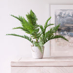 faux potted fern