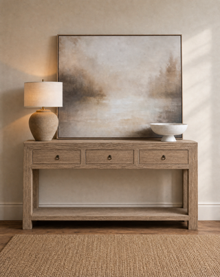 how to style a console table