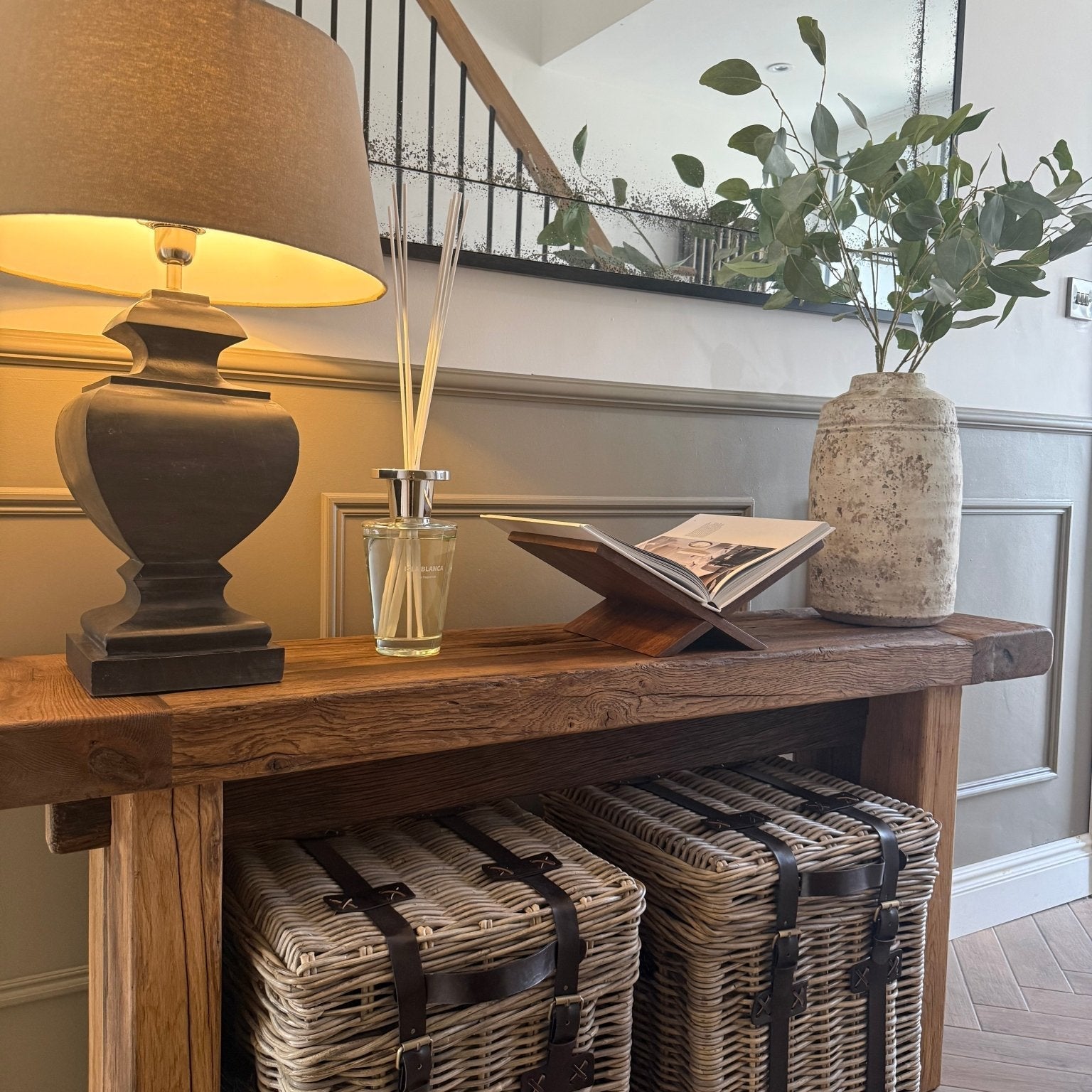 Rustic Console Tables: How to Choose & Style One for Your Home - CharlesTed Home