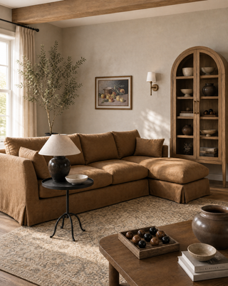 modern organic living room