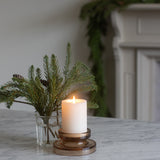 Charles Ted Lumière Amber Glass Candleholder