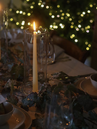 Glass Candleholder