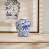 Chinoiserie Blue & White Vase