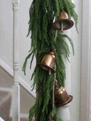 Rustic Metal Bell Garland