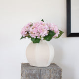 A pretty pink Hydrangea posy featuring three full stems