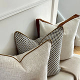 Kali Patterned Cushion with Piping