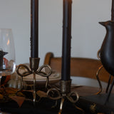 Charles Ted Gold Bow Metal Candlestick Holder | Available in Three Sizes