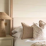 Worthing Natural Brown Stripe throw