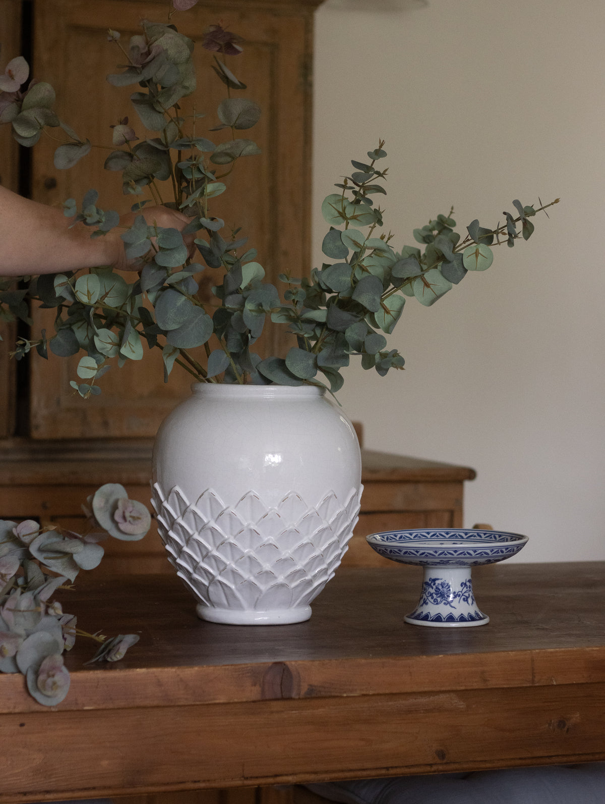 Lotus Ceramic Vase, view 2