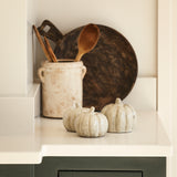 Charles Ted Natural Ceramic Stone Pumpkin | Available in Two Sizes