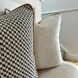 Kali Patterned Cushion with Piping