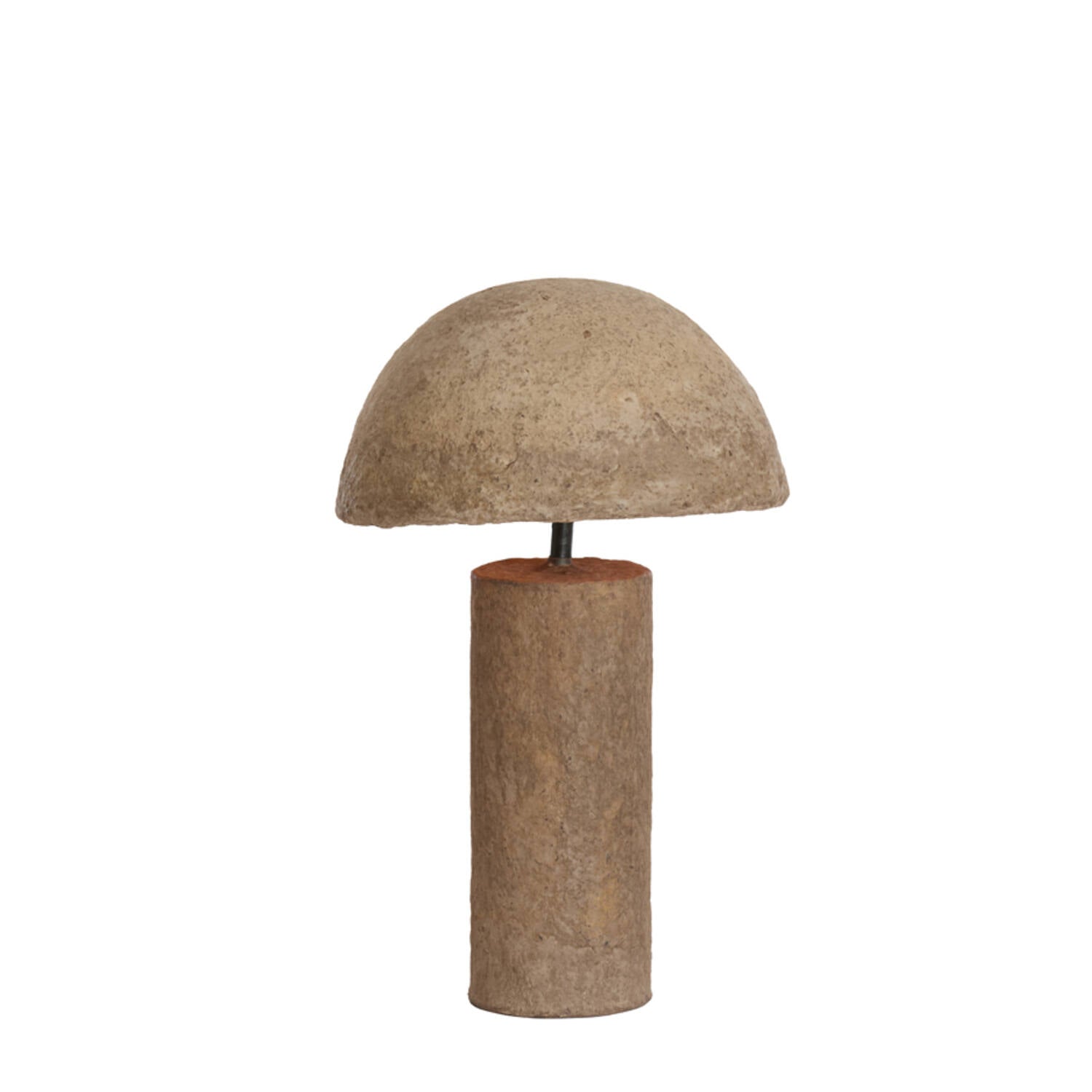 Adama Brown Domed Papier Mache Lamp