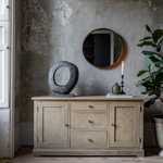 Atelier sideboard in natural Mindy ash with parquet inlaid veneer