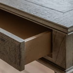 Drawer detail of Atelier wooden writing desk