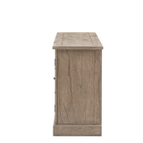 Side profile of Atelier Mindy ash storage cabinet