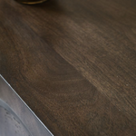 Close-up of a dark brown wooden surface 