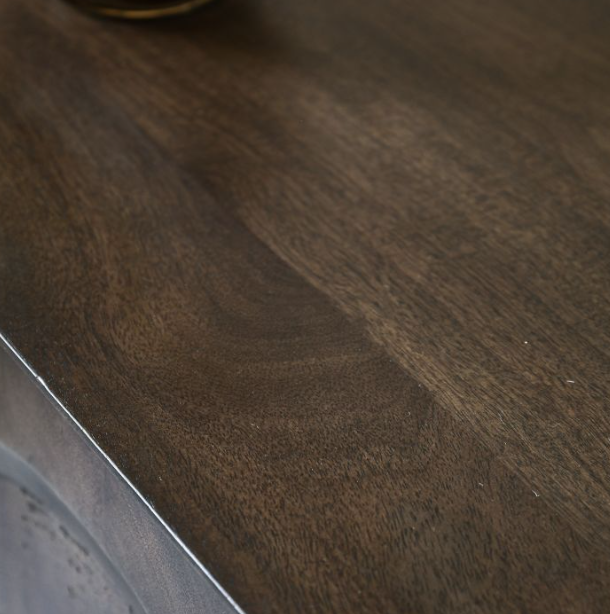 Close-up of a dark brown wooden surface 