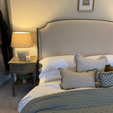 Charles Ted Cotswolds Linen and Old Pine Super King Bed Frame