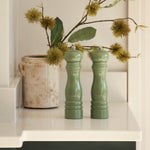 Crafted from rubber wood, our Wooden Salt & Pepper Mills feature a traditional design