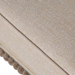 Boucle Linen Fabric Texture - Beaumont Armchair Cushion