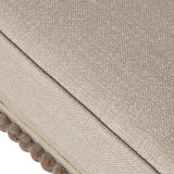 Boucle Linen Fabric Texture - Beaumont Armchair Cushion