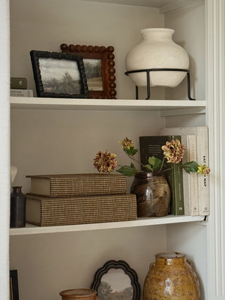 Set of 2 Brown Book Boxes