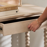 Longbourn Turned Leg Console Table