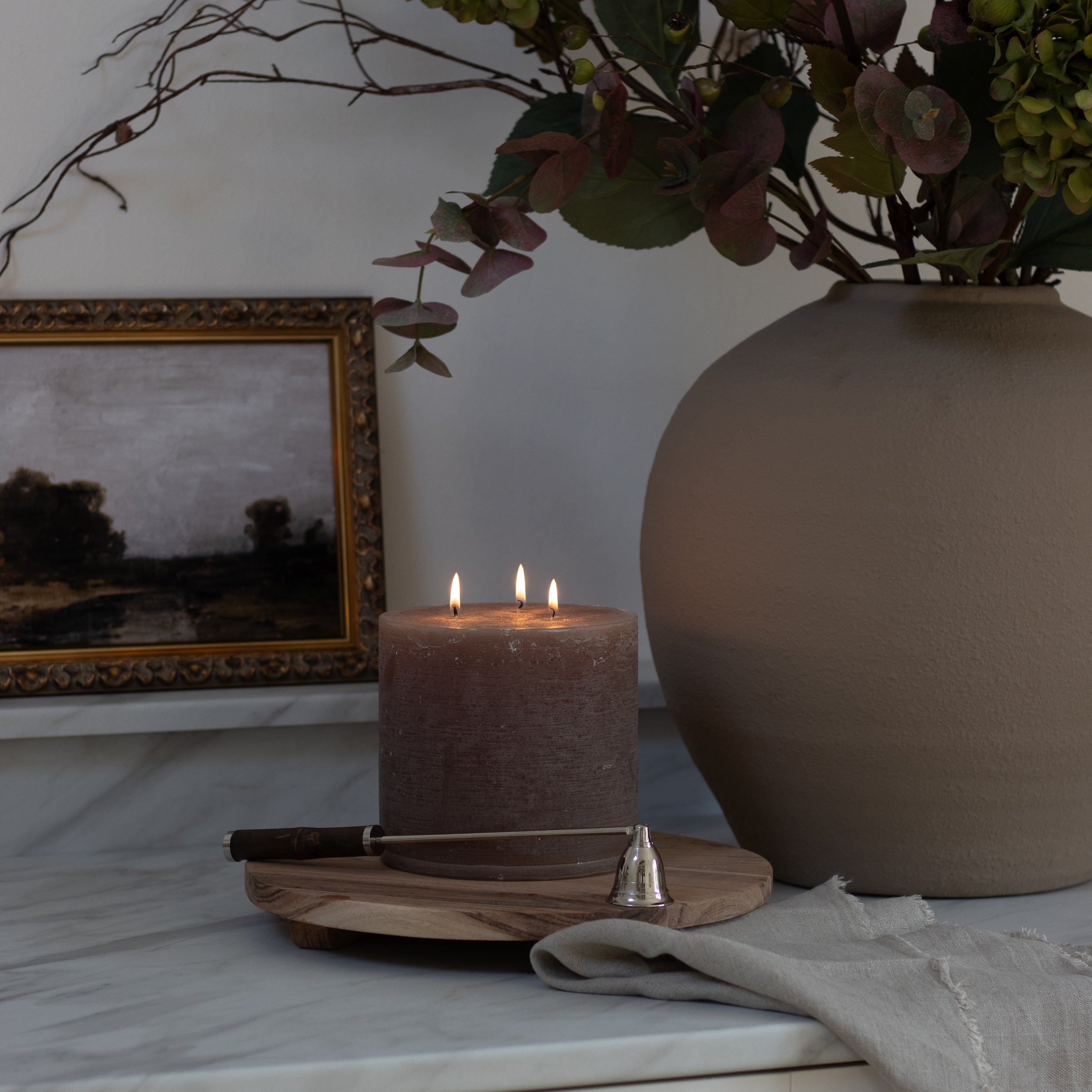 A beautiful natural linen napkin with delicate fringe detail.