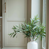 Charles Ted Mediterranean Faux Olive Spray | Three Stems