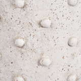 Callie ceramic table lamp with textured light grey stoneware base and pistachio green linen shade