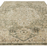 Cappadocia Rug | Green Vintage Inspired High Low Pile with Lustrous Shine