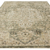 Cappadocia Rug | Green Vintage Inspired High Low Pile with Lustrous Shine