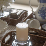 Charles Ted Lumière Clear Glass Candleholder