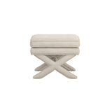 Charles Ted Studio CTH Hamptons Cross Leg Footstool | Beige