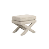 Charles Ted Studio CTH Hamptons Cross Leg Footstool | Beige