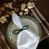 Emerald Green Bow Napkin Holders | Set of 4