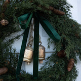 Charles Ted Realistic Faux Cedar and Pinecone Wreath | Artificial Evergreen Door and Wall Decoration