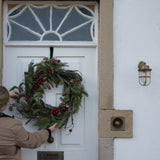 Charles Ted The Evergreen Joy Berry and Pine Christmas Wreath | 80cm