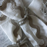 Rhinestone Bow Napkin Holders | Set of 4