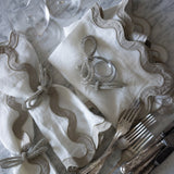 Rhinestone Bow Napkin Holders | Set of 4