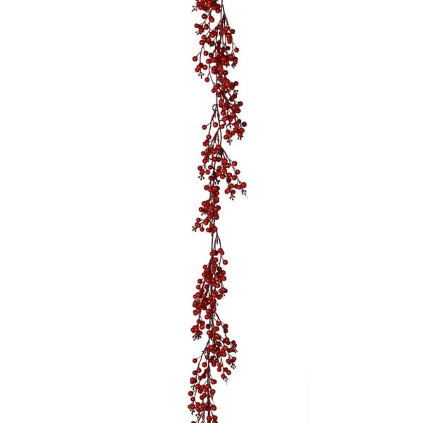 Decorative berry garland for mantels and staircases