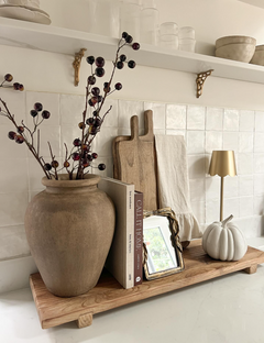 Charles Ted Rustic Elm Display Riser Board