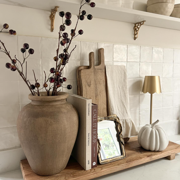 Charles Ted Rustic Elm Display Riser Board