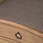 wicker detail top kendal bedside