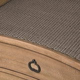 wicker detail top kendal bedside