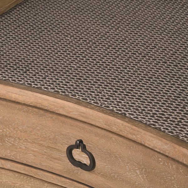 wicker detail top kendal bedside